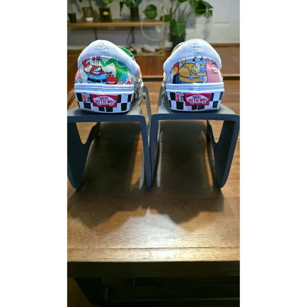 VANS SpongeBob SquarePants Classic Slip-On Canvas Low Top Multicolor Men 6.5 W 8